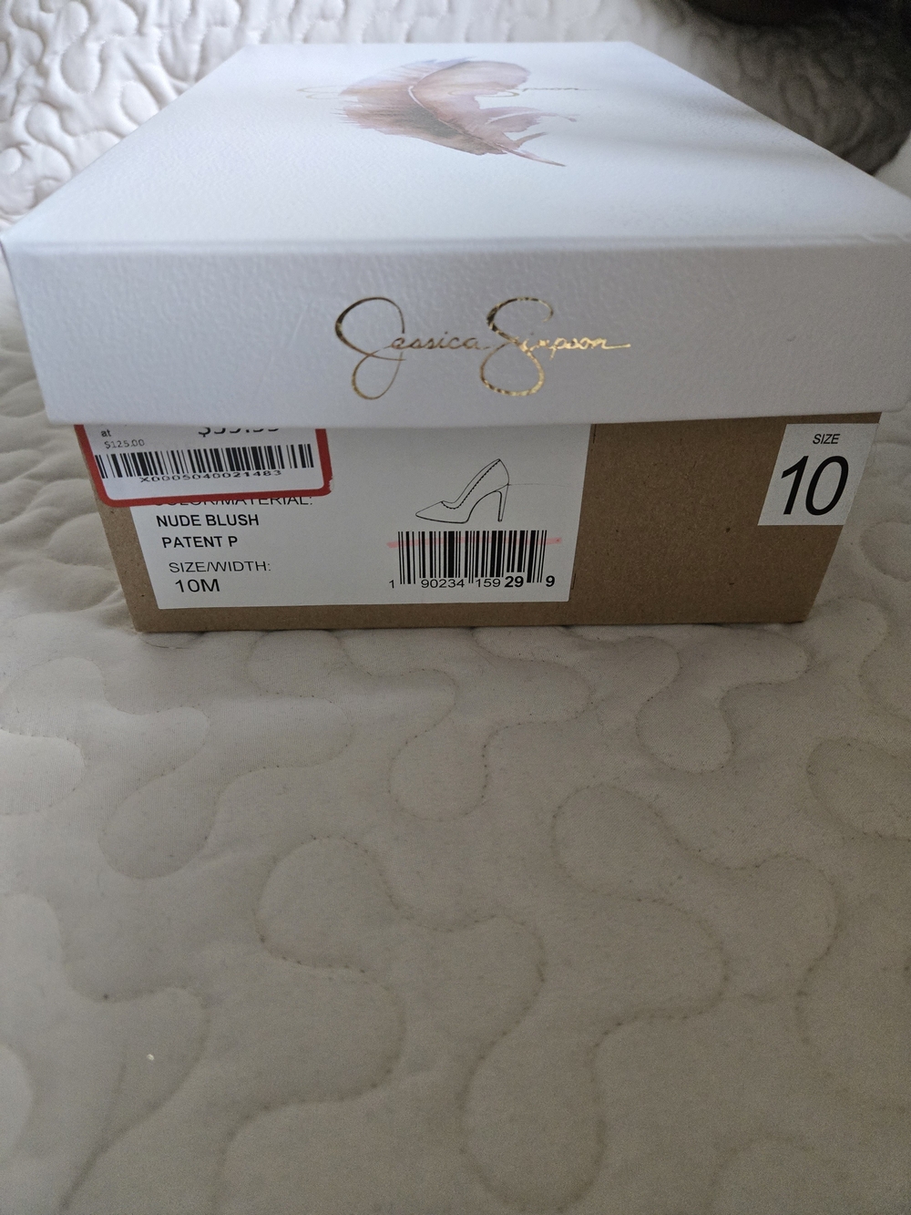 Jessica Simpson Nude Blush Patent Pumps - 10- NWT